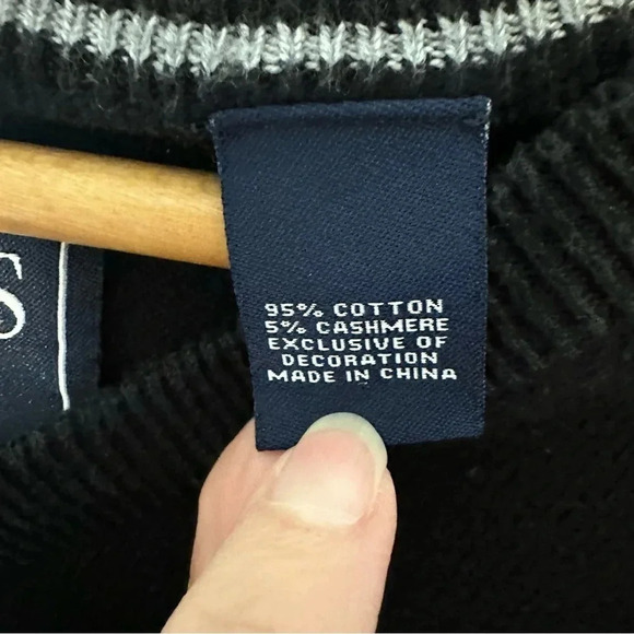 Chaps Sweater Mens Cotton Cashmere Blend Long Sleeve Crewneck Pullover Size XL - Picture 5 of 12